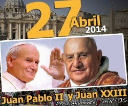 La canonización de Juan Pablo II y Juan XXIII incluye una amplia oferta en Internet