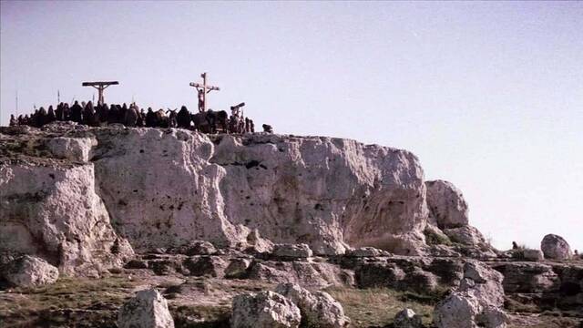 El Gólgota en  'La Pasión de Cristo' de Mel Gibson (2004).