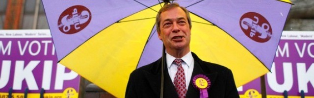 Nigel Farage y su partido, el UKIP, se llevan el voto conservador descontento, muchos por el matrimonio gay