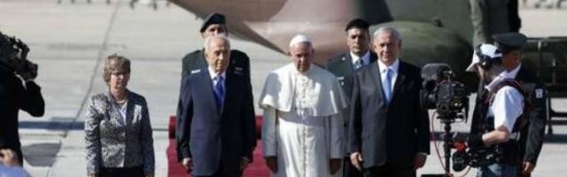 El Papa tras pisar suelo israelí