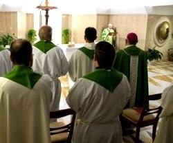 El Papa recorre las Escrituras con su misa diaria en la residencia de Santa Marta