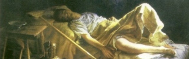 El cuadro "El milagro de Calanda" pintado por la religiosa Isabel Guerra