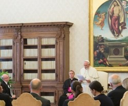 El Papa Francisco en su discurso ante los delegados de la Alianza Evangélica Mundial