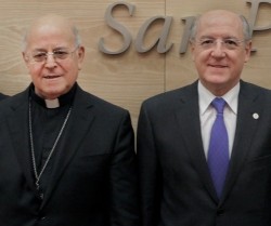 El arzobispo Blázquez y Romero Caramelo, presidente de la ACdP