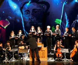 Ad Manum, durante un reciente concierto en el que intepretaron obras de Federico García Lorca.