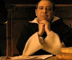 El inquisidor Tomás de Torquemada, interpretado por Manel Dueso en la serie Isabel.