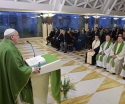 El Papa Francisco ofreció la misa por los cristianos coptos asesinados en Libia