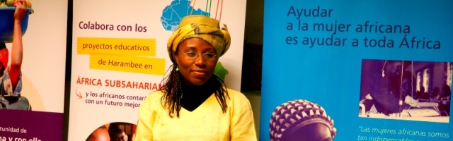 Vanessa Koutouan, del Centro Rural Ilomba, en Costa de Marfil, es el premio Harambee 2015