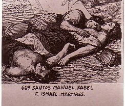 Santos Manuel, Sabel e Ismael.