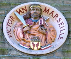 San Víctor de Marsella. Relieve alemán.
