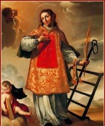 San Lorenzo, diácono y mártir.