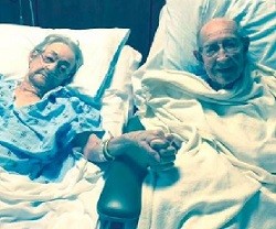 Llevan 68 años casados y prometieron estar siempre juntos: el hospital les ha permitido cumplirlo