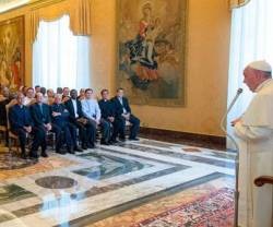 El Papa animó a los claretianos a dedicar tiempo a la adoración, a estar ante Dios, sin hacer nada más