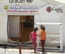 Espacio para niños refugiados de Cáritas Irak