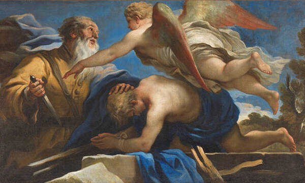 El sacrificio de Isaac, Luca Giordano, Museo del Prado