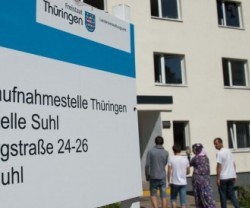 Centro de acogida a refugiados en Turinga, Alemania, donde hubo incidentes importantes con heridos y destrozos