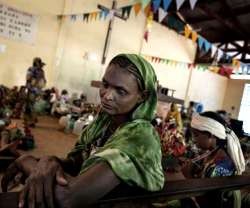 Refugiados en una parroquia centroafricana... hay desplazados que llevan muchos meses en ellas