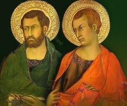 San Simón y San Judas, apóstoles.