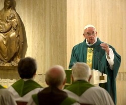 El Papa Francisco desgrana las Escrituras en sus homilías matinales en Santa Marta