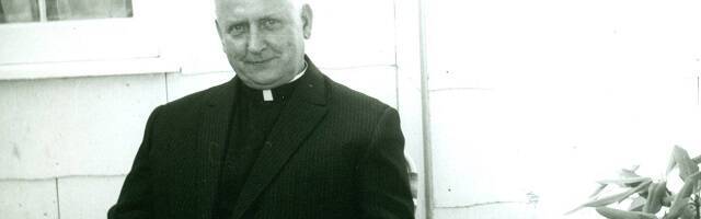 El jesuita Walter Ciszek en una foto ya mayor de vuelta en EEUU