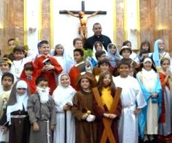 Un ejemplo de Holywins en una parroquia, en este caso la de Santa Teresa, en Ceuta, en 2014