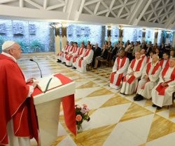 El Papa Francisco explica las lecturas de la misa diaria en la Residencia Santa Marta