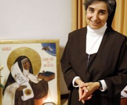 La madre Clara Pilar de la Eucaristía, en las carmelitas descalzas de Orense