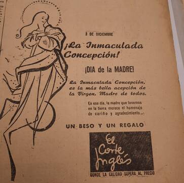 De cuando en España celebrábamos el día de la Madre con la Inmaculada