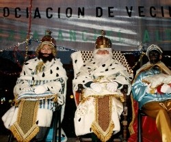 Un detalle de una cabalgata de Reyes en Carabanchel en años anteriores