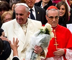Francisco, con los miles de fieles congregados en el templo mariano por excelencia de la ciudad de Roma.
