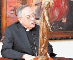 El cardenal Maradiaga en su entrevista con El Heraldo de Honduras