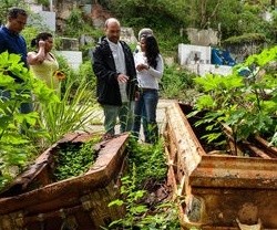 Tumbas profanadas en el Cementerio General de Sur de Caracas