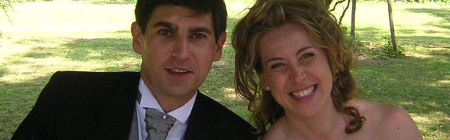 Ugo y Silvia, el día que se casaron en 2005 y se prometieron amarse y apoyarse en la salud y en la enfermedad