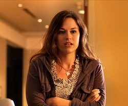 Rachel Hendrix, protagonista absoluta de October Baby en su papel de Hannah, una joven que descubre su duro pasado.