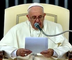 El Papa ha vuelto a insistir en la idea de que la Iglesia no es una comunidad de perfectos.