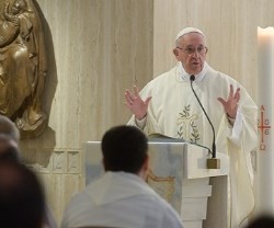 El Papa Francisco en Santa Marta anima a anunciar a Cristo con confianza