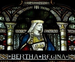Santa Bertha de Kent, reina.