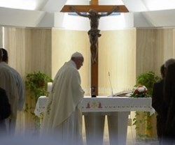 El Papa Francisco en Santa Marta habla del poder del Espíritu Santo