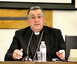 Ginés García Beltrán, obispo de Guadix y presidente de la comisión episcopal para los medios de comunicación.