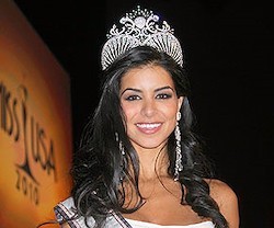 Rima Fakih, Miss Michigan, se alzó con el título a nivel nacional en 2010.