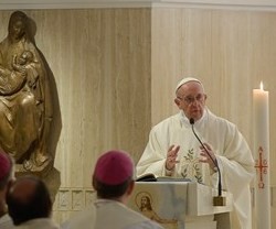 El Papa Francisco exhorta a la unidad de los cristianos en sus homilías de Santa Marta