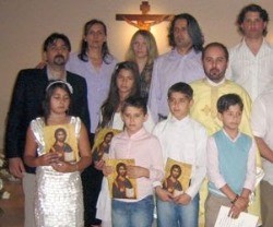 Grecocatólicos rumanos en Madrid celebran la Primera Confesión de sus niños