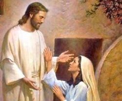 Jesús le dice: Mujer, ¿por qué lloras?,