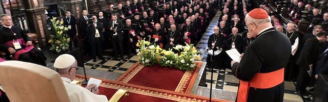 El encuentro del Papa con los obispos polacos tuvo lugar el 27 de julio por la tarde en la catedral de Cracovia.