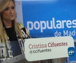 Cristina Cifuentes es la presidenta autonómica de la región de Madrid