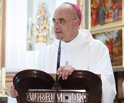 Monseñor Arturo Ros fue consagrado obispo este sábado por el cardenal Cañizares como consagrante principal. Foto: Alberto Sáiz.