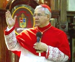 El cardenal Francisco Robles Ortega, arzobispo de Guadalajara, Jalisco