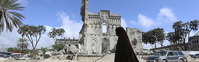 La Catedral de Mogadiscio en ruinas