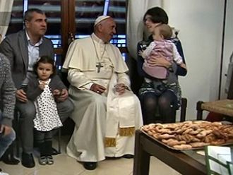 El Papa visitó a siete ex sacerdotes