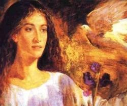 María de Nazaret y el Espíritu Santo.